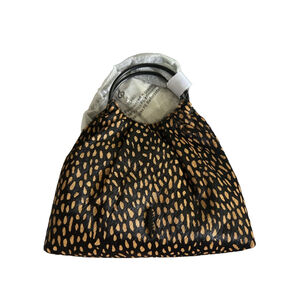 NWT Women's Thacker Small Crossbody Bag Black Brown Animal Print